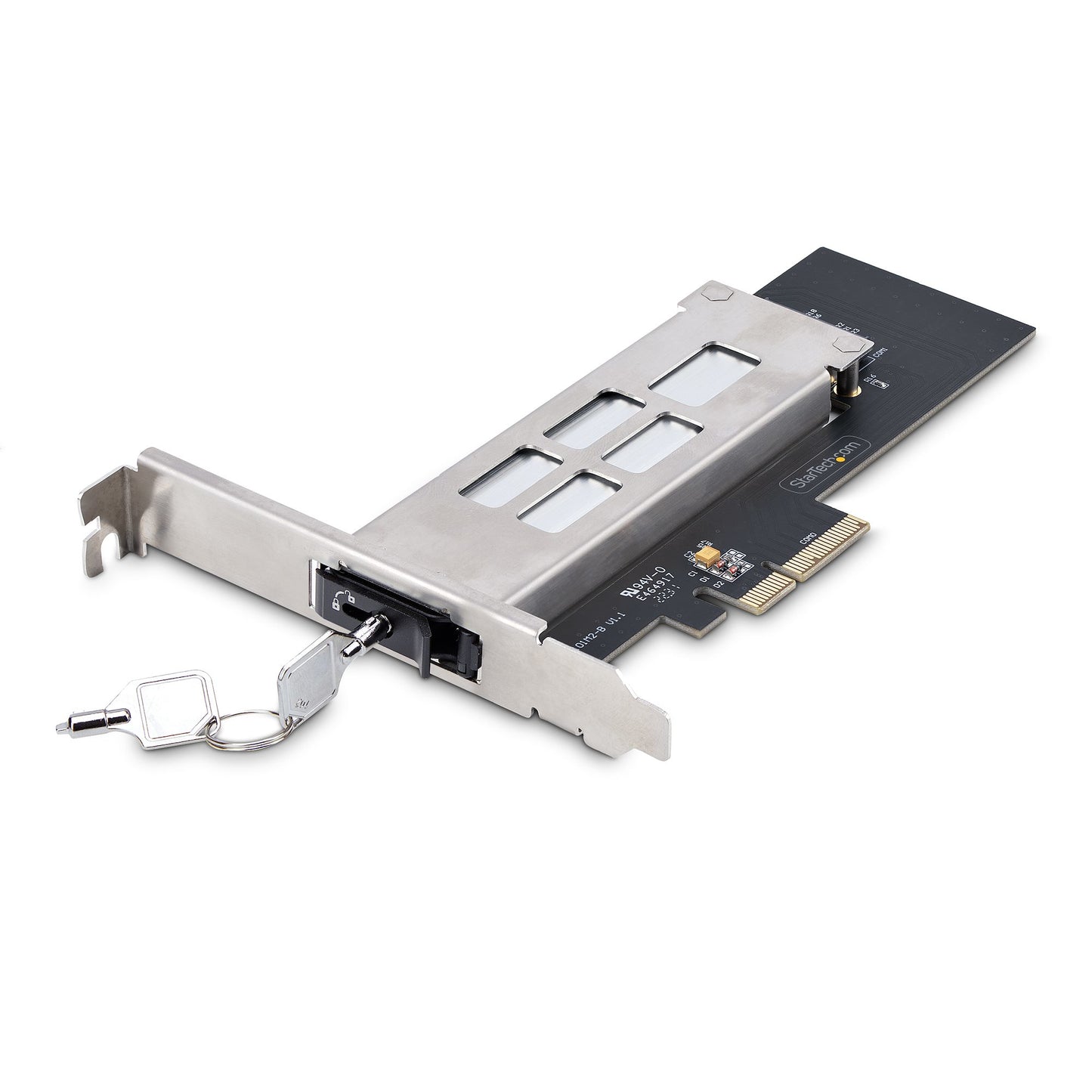 StarTech.com M.2 NVMe SSD to PCIe x4 Mobile Rack/Backplane with Removable Tray for Hub