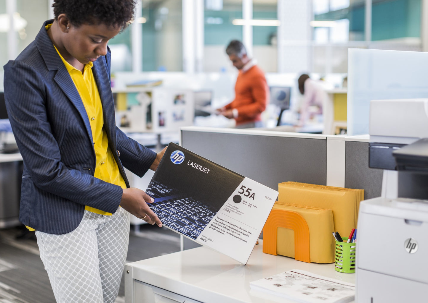 HP CE255A/55A Black Toner Cartridge (6K pages, HP LaserJet P 3015)