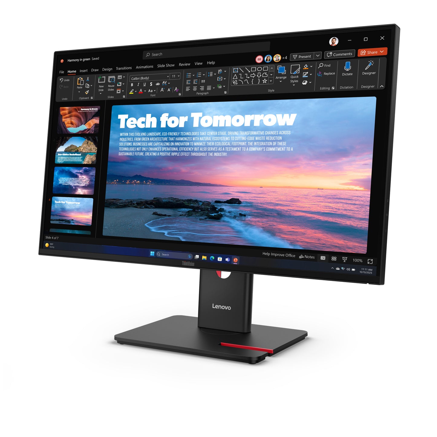 Lenovo ThinkVision T27QD-40 27" QHD IPS 120Hz Monitor