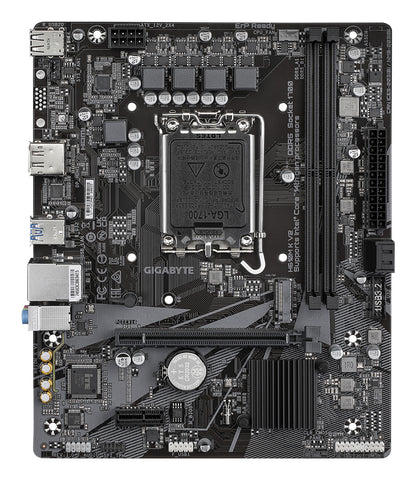 Gigabyte H610M K V2 Motherboard - Intel Core 14th CPUs, up to 5600MHz DDR5, 1xPCIe