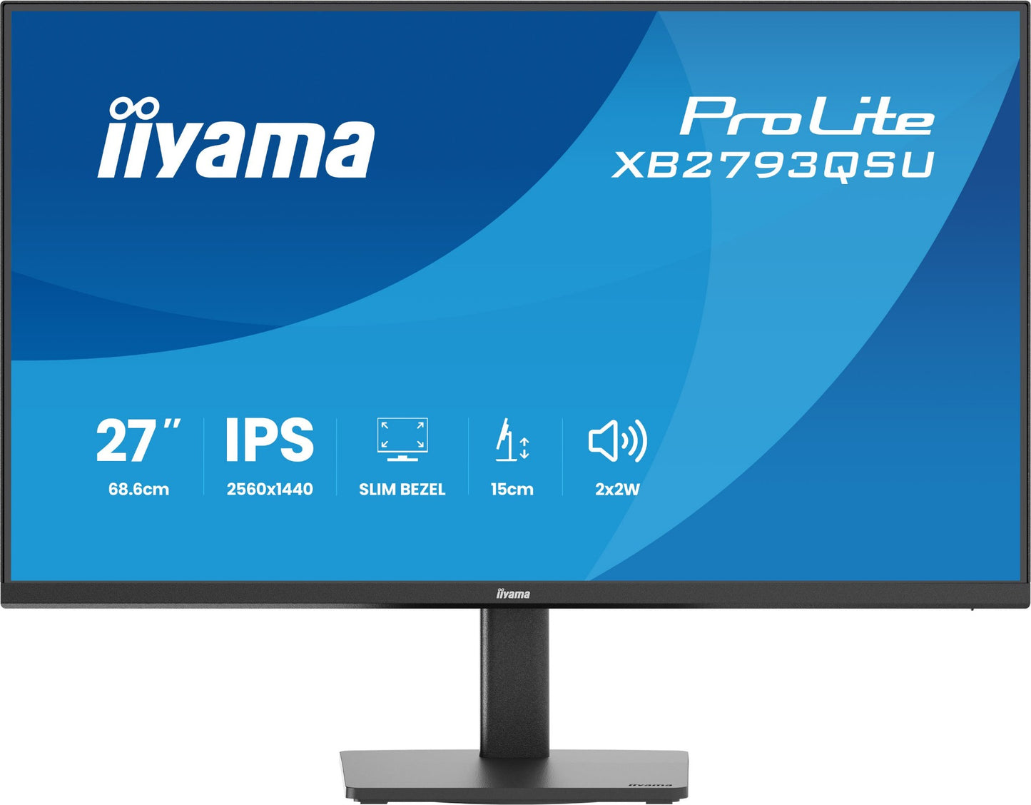 iiyama ProLite XB2793QSU-B1 27" QHD IPS Monitor