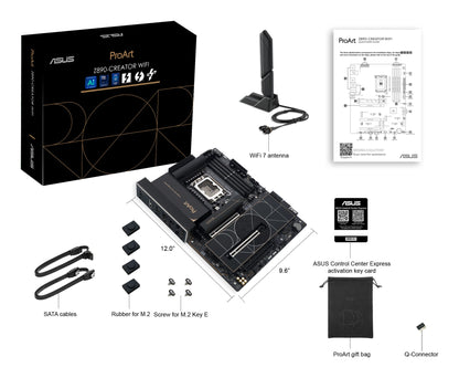 ASUS PROART Z890-CREATOR WIFI Intel Z890 LGA 1851 (Socket V1) ATX Motherboard