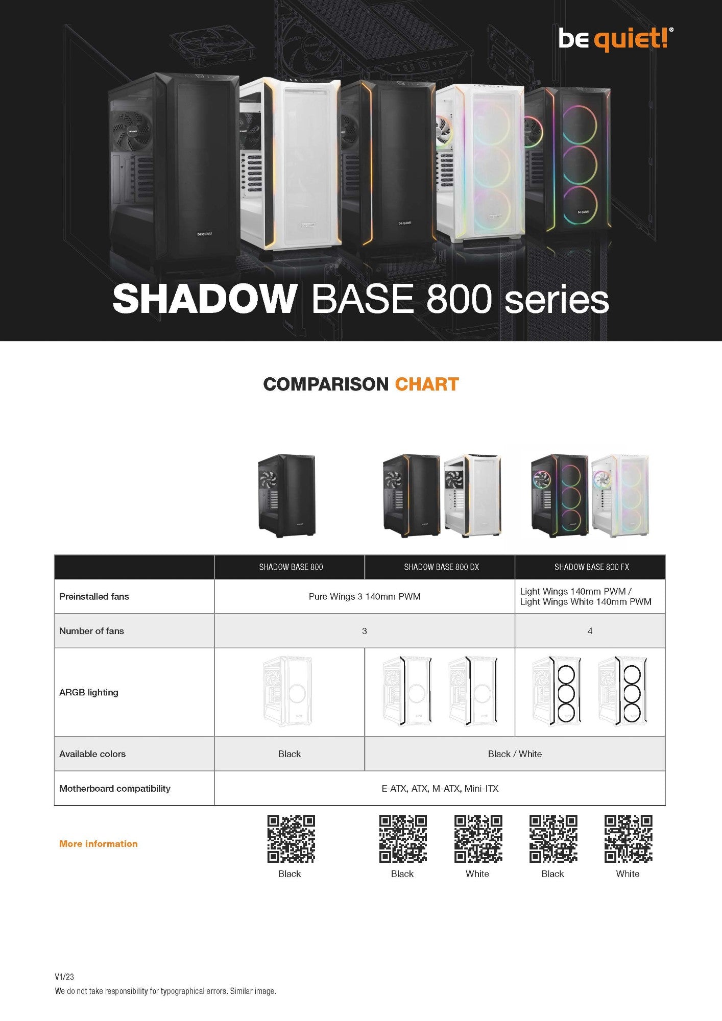 be quiet! Shadow Base 800 FX Black Midi Tower PC Case