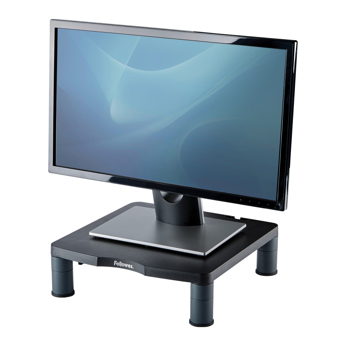Fellowes Computer Monitor Stand with 3 Height Adjustments - Standard Monitor Riser Mount (9169301)