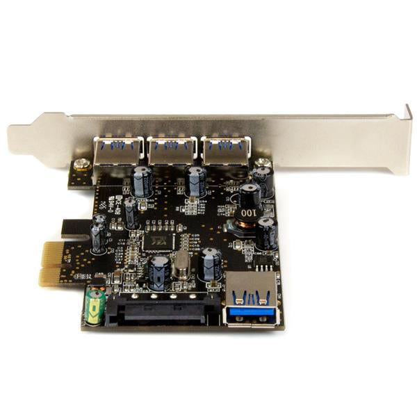 StarTech.com 4-Port PCI Express USB 3.0 Card - 5Gbps Hub