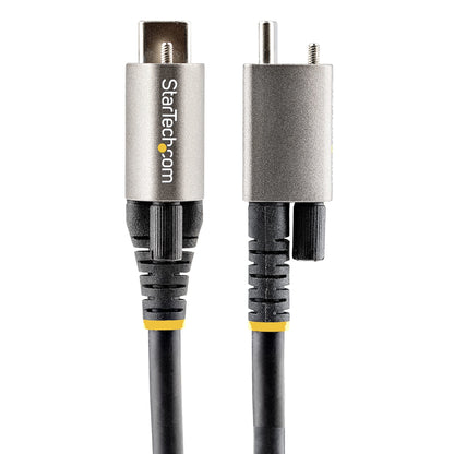 StarTech.com 3ft (1m) USB-C Cable, Top Screw Locking, USB 10Gbps, 100W (5A) Power