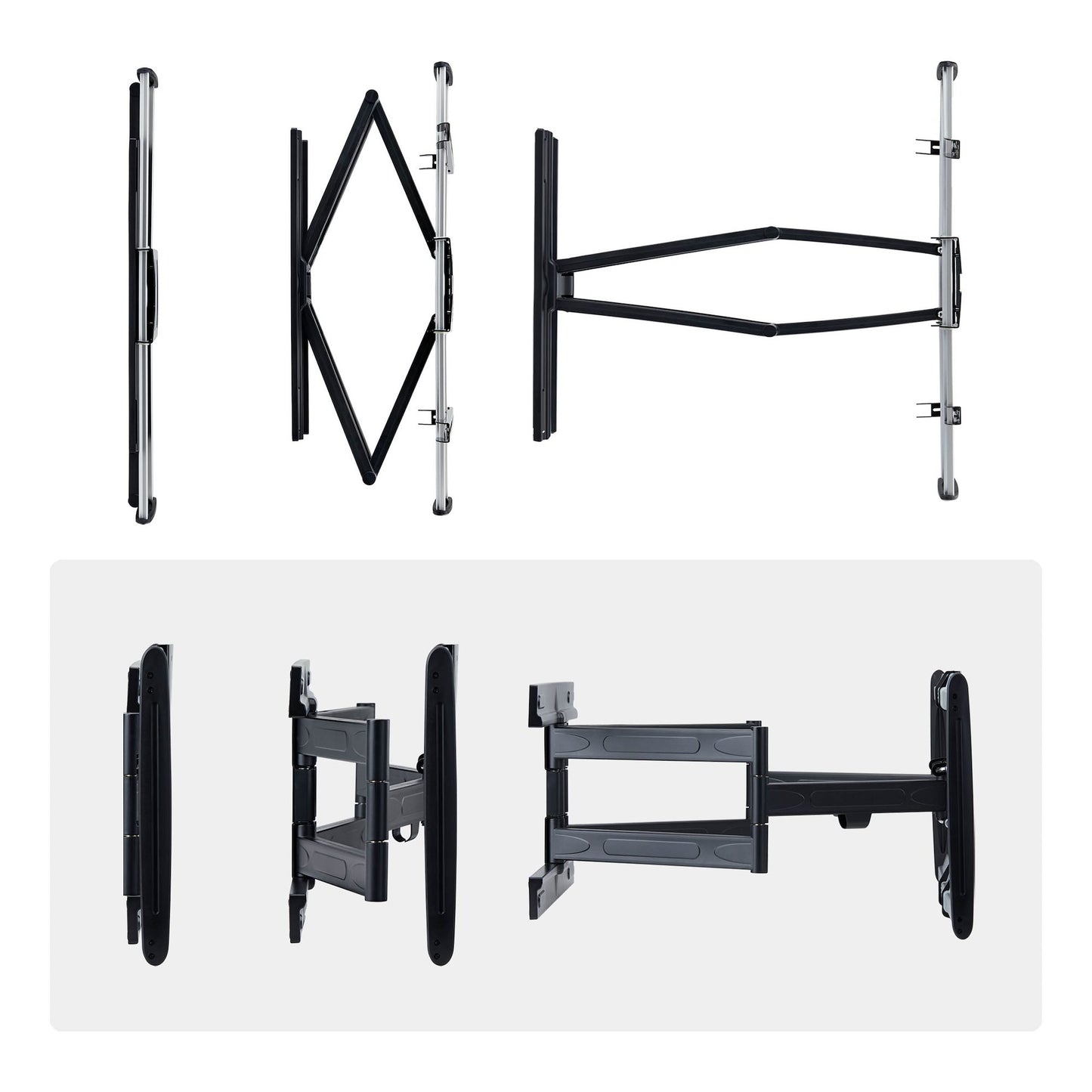 StarTech.com Ultra-Slim Articulating TV Wall Mount for up to 65-inch and 99lb/45kg