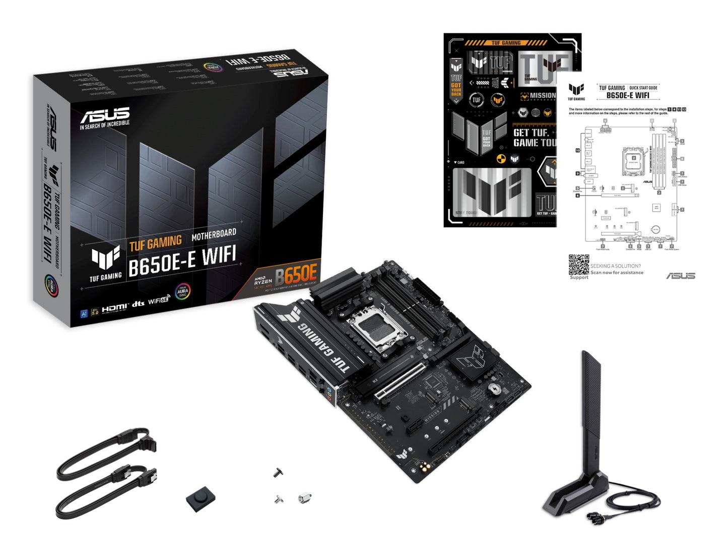 ASUS TUF GAMING B650E-E WIFI AMD B650 Socket AM5 ATX Motherboard