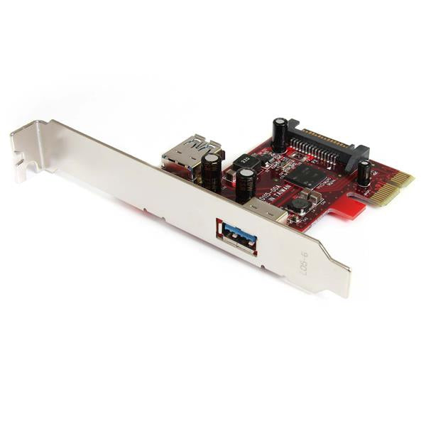 StarTech.com 2 port PCI Express SuperSpeed USB 3.0 Card with UASP Support - 5Gbps Hub