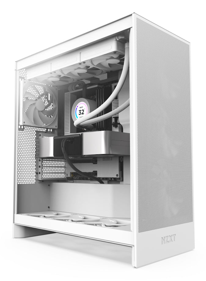 NZXT H7 Flow Midi Tower White PC Case
