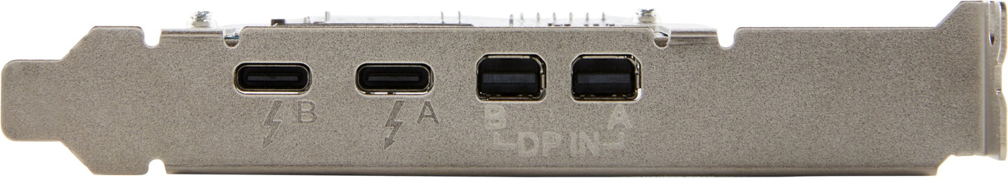 HP Crd Dual TBT4 PCIe x4 LP interface cards/adapter Internal Hub
