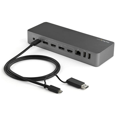 StarTech.com 3.3ft (1m) USB-C Cable with USB-A Adapter Dongle, USB 10Gbps/5Gbps