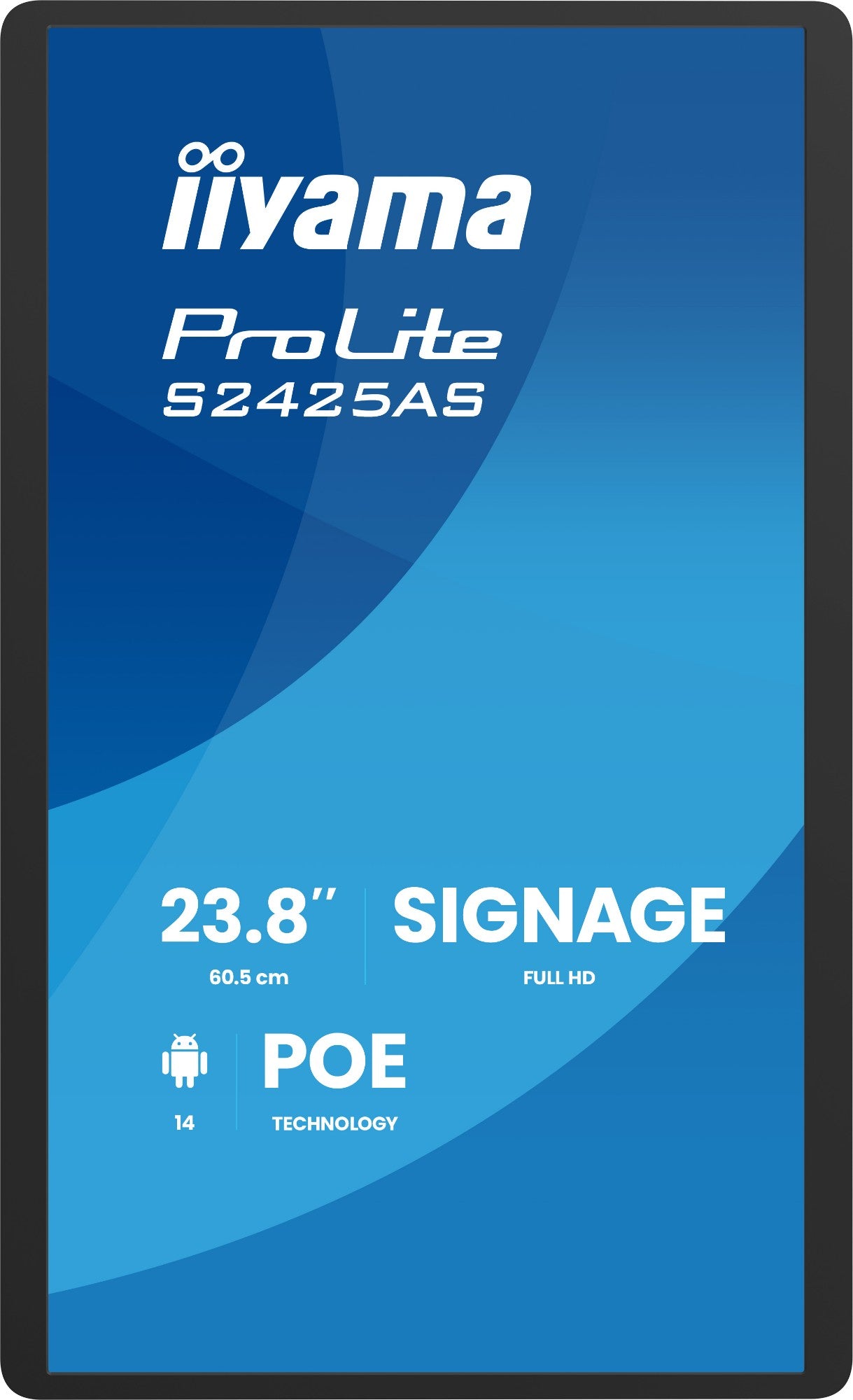iiyama ProLite S2425AS-B1P Digital signage flat panel 23.8" Full HD IPS Monitor