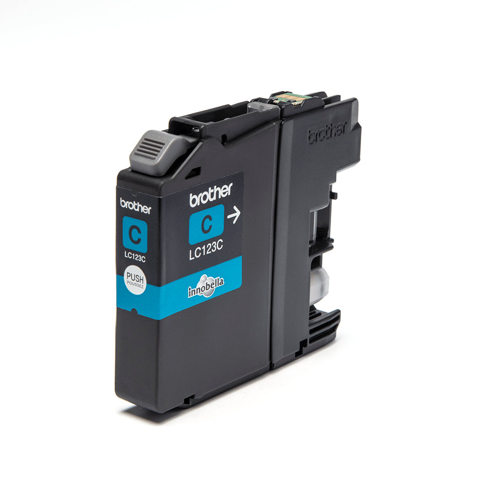 Brother LC-123C Cyan Ink Cartridge (600 pages)