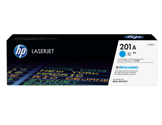 HP CF401A/201A Cyan Toner Cartridge (1.33K pages, HP Pro M 252)