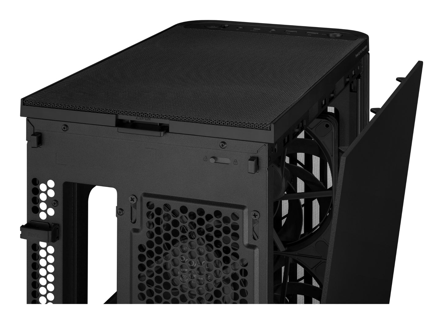 ASUS ProArt PA401 Wood METAL PWM (Black) Tower PC Case
