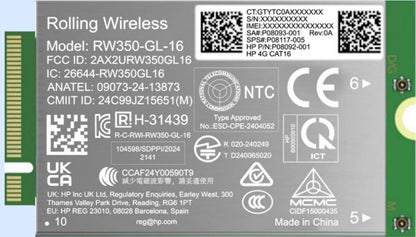 HP 4G LTE-Advanced Pro Cat16 WWAN Internal Network Adapter