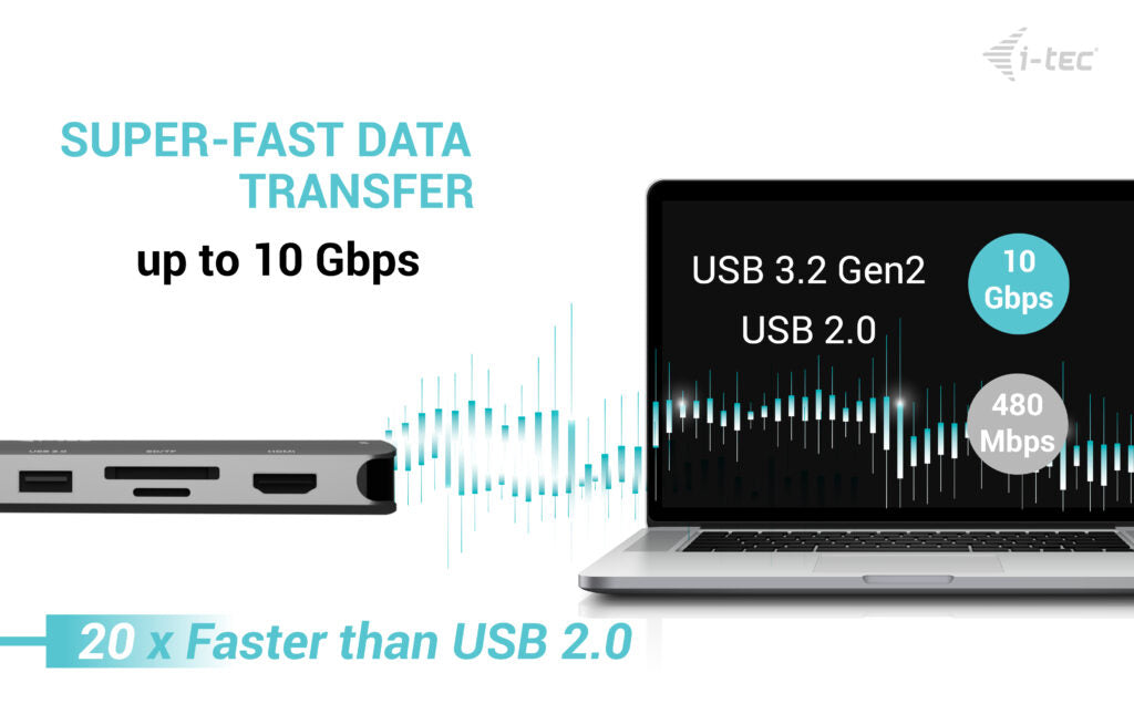 i-tec Metal Nano 3x USB-C Docking Station 140W (EDOCKPD)