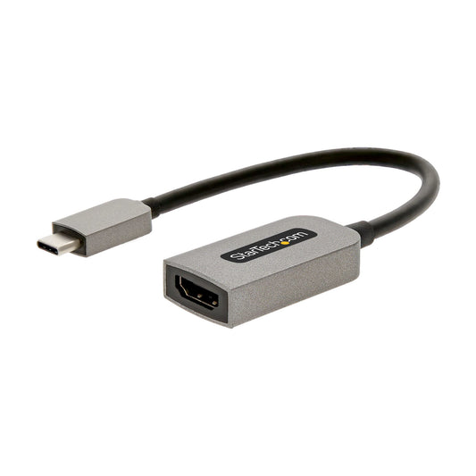 StarTech.com USB-C to HDMI Adapter, 4K 60Hz Video, HDR10, USB-C to HDMI Monitor Hub