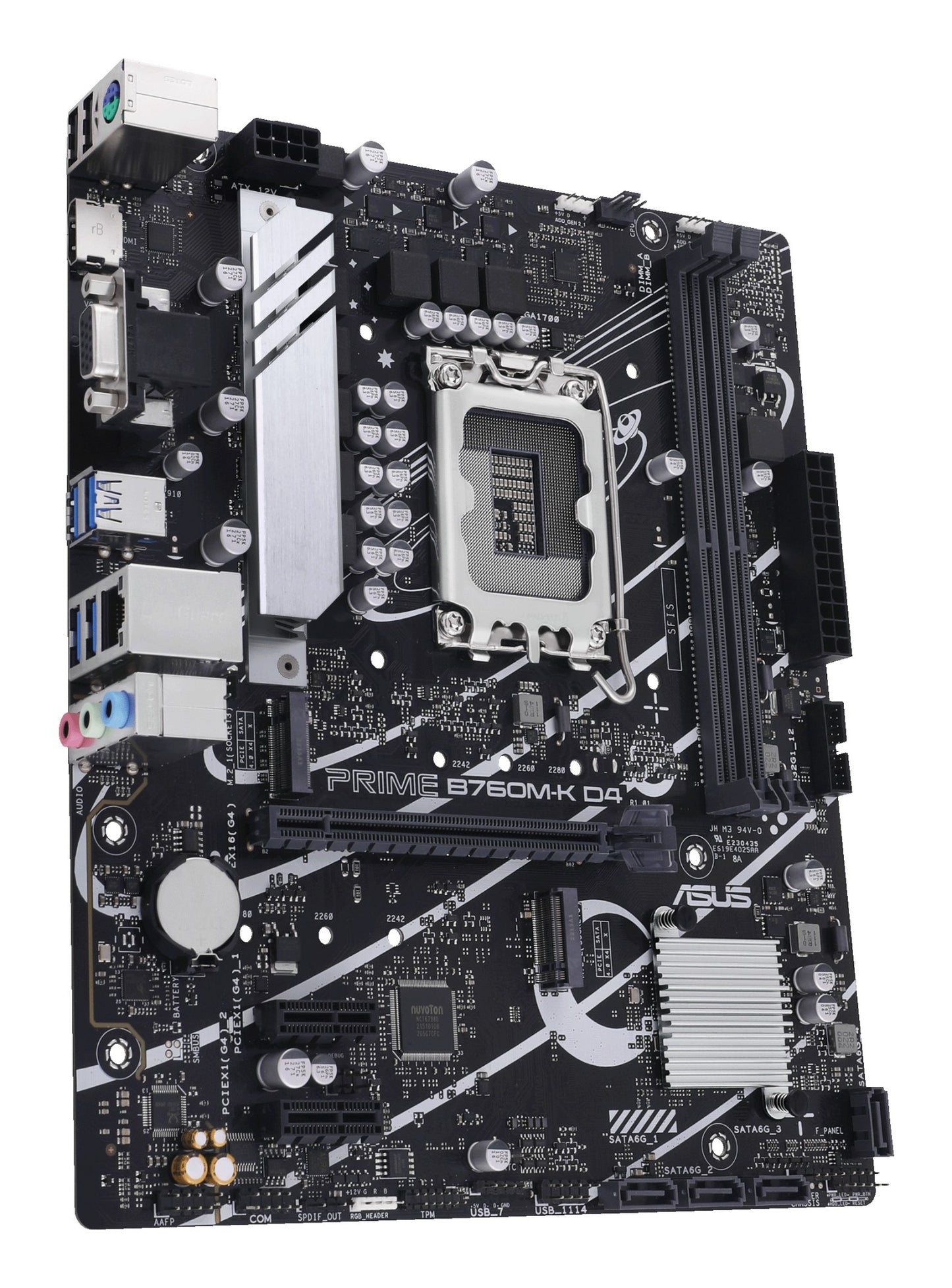 ASUS PRIME B760M-K D4 Intel B760 LGA 1700 micro ATX Motherboard