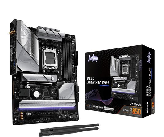 Asrock B850 LiveMixer WiFi AMD B850 Socket AM5 ATX Motherboard