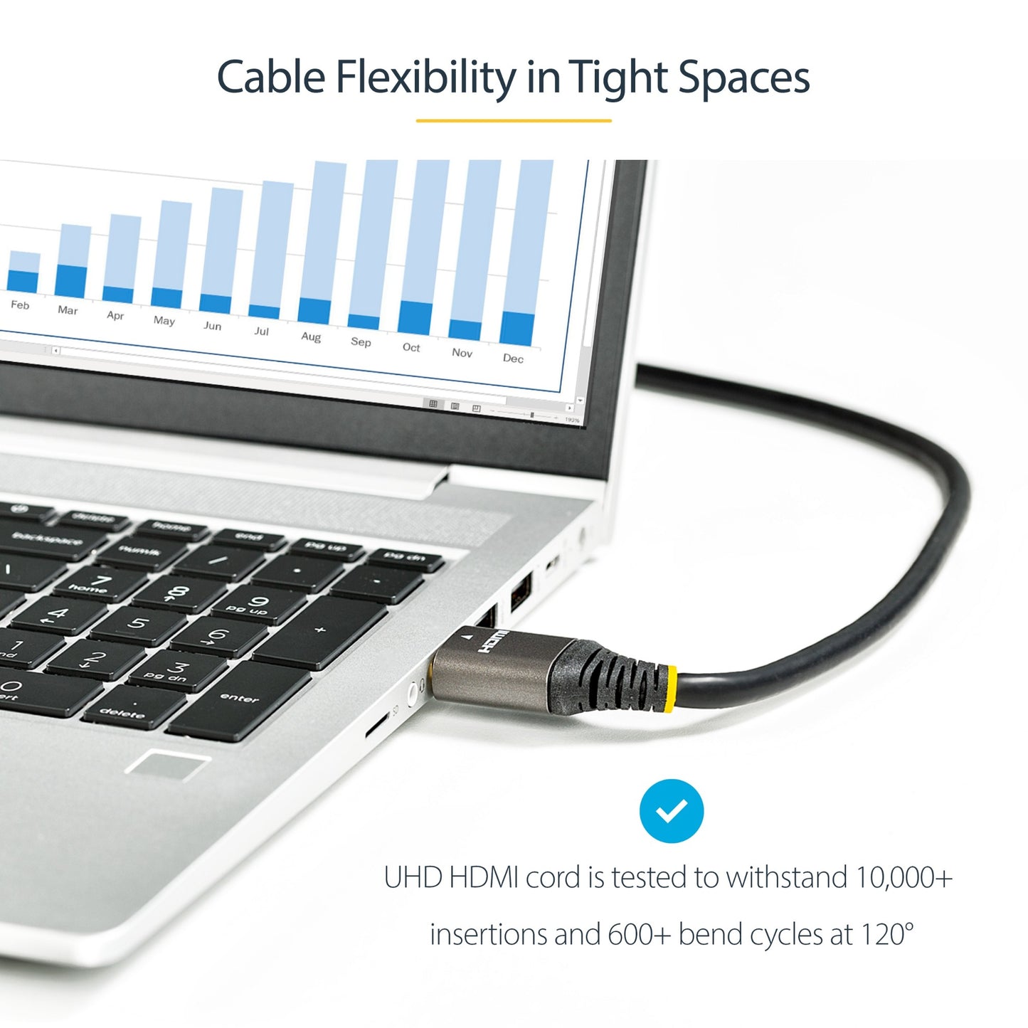 StarTech.com 13ft (4m) Premium Certified HDMI 2.0 Cable - High-Speed Ultra HD 4K