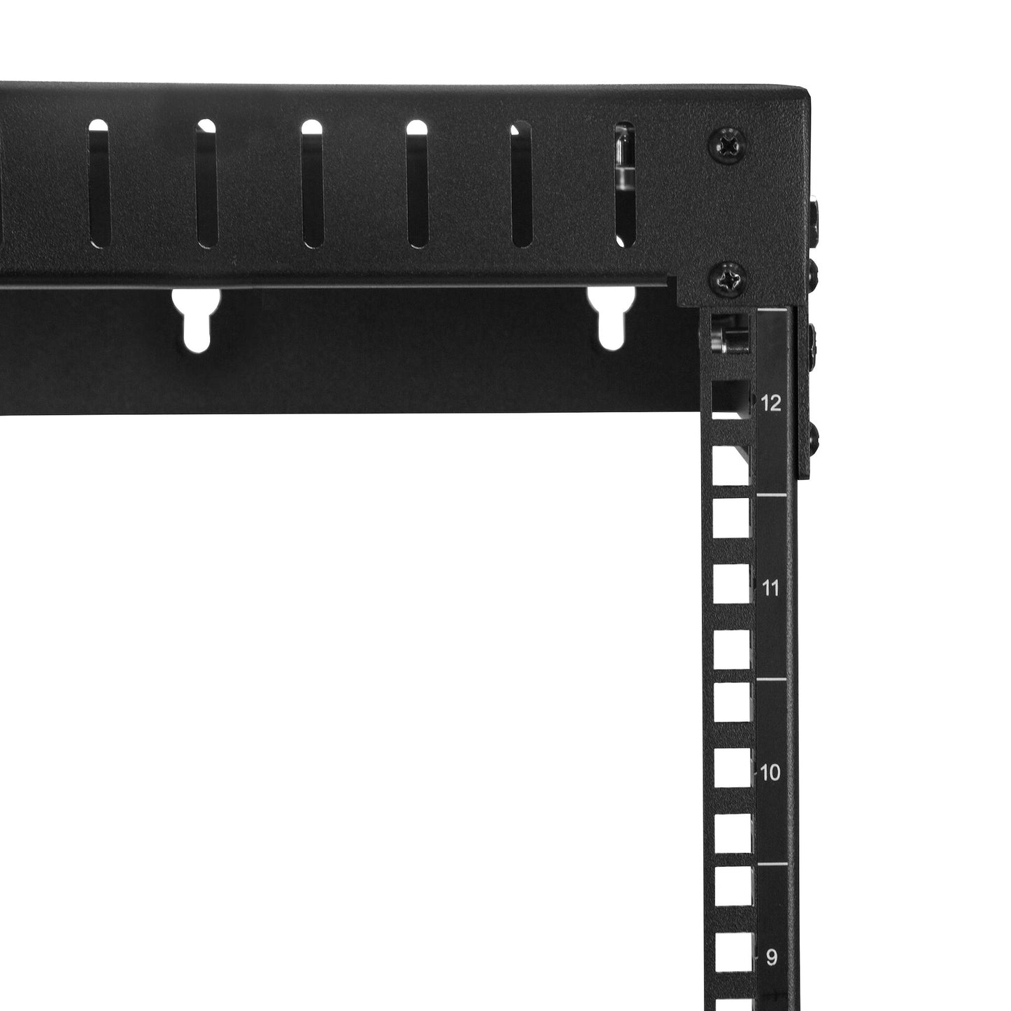 StarTech.com 2-Post 12U Heavy-Duty Wall Mount Network Rack, 19" Open Frame Server