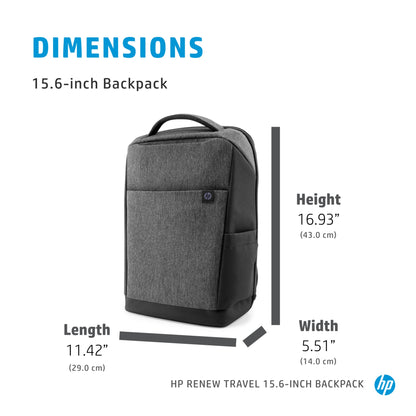 HP Renew Travel 15.6-inch Backpack Laptop Bag