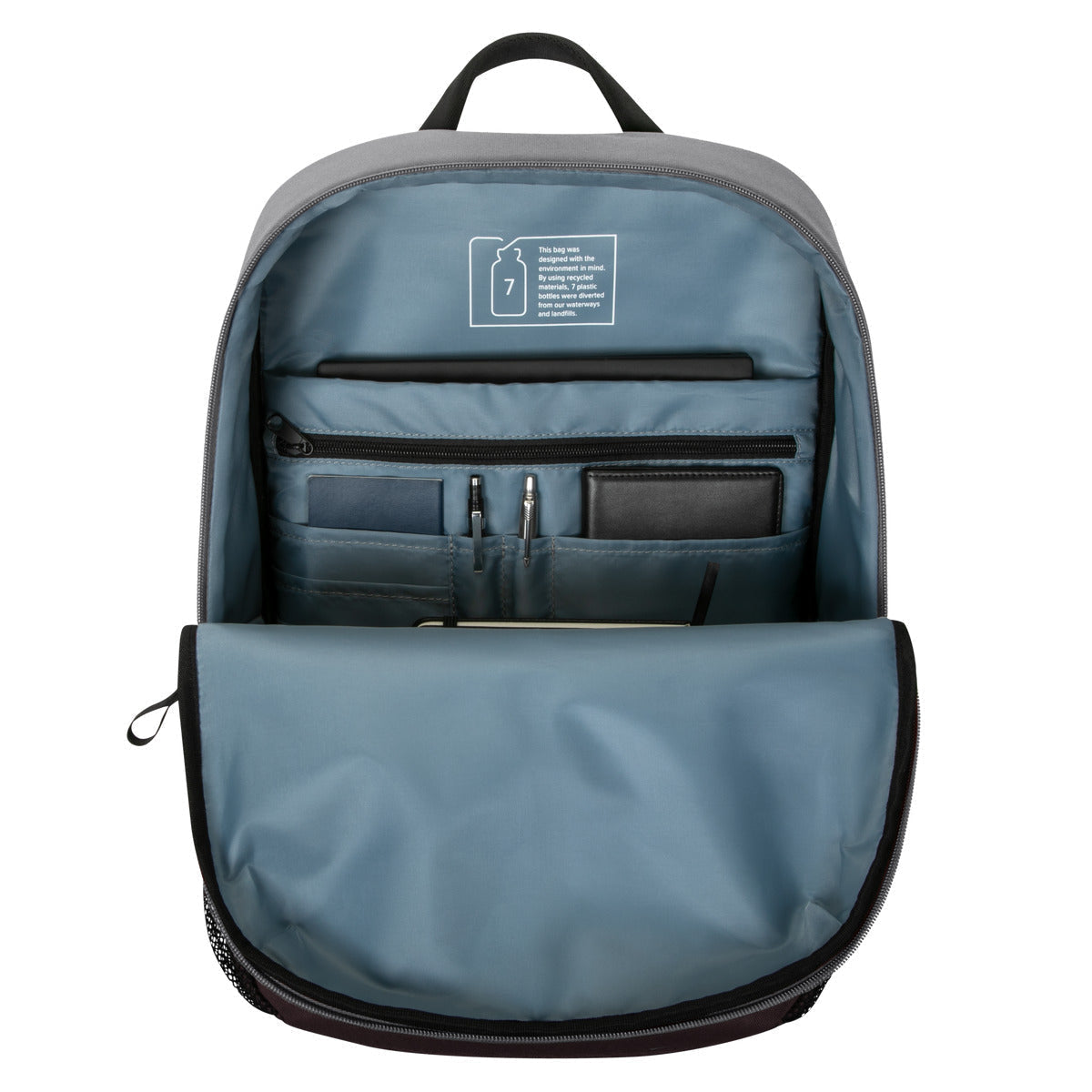 Targus Sagano 39.6 cm (15.6") Backpack Black, Grey Laptop Bag
