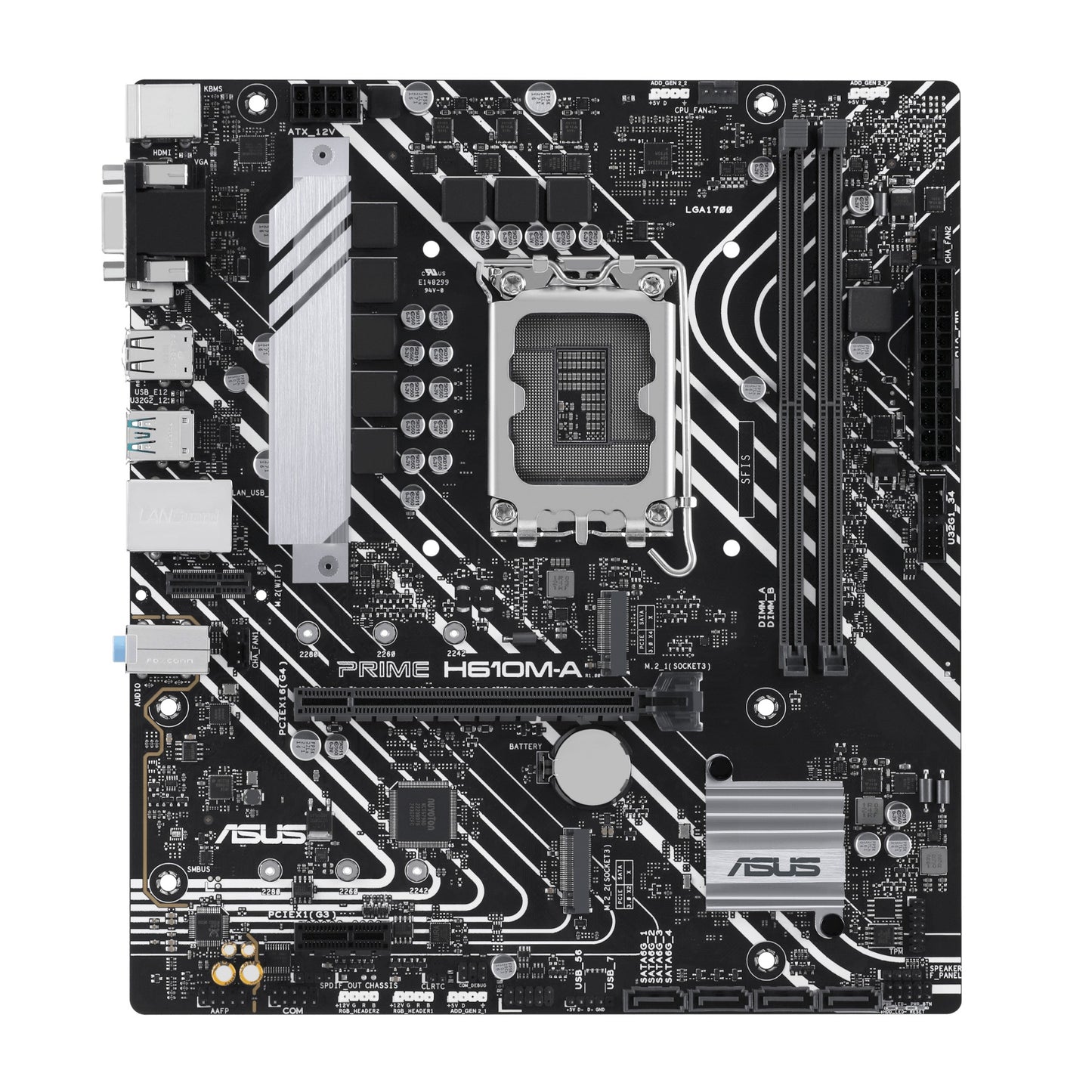 ASUS PRIME H610M-A-CSM Intel H610 LGA 1700 micro ATX Motherboard