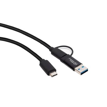 Microconnect USB3.1CCA1 USB cable USB 3.2 Gen 1 (3.1 Gen 1) 1 m USB C Black