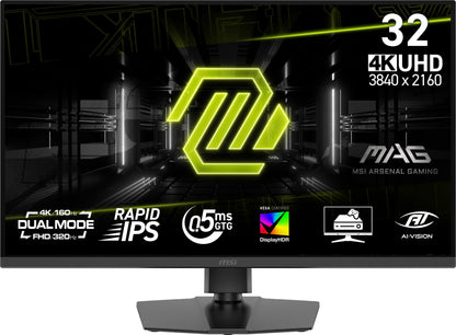 MSI MAG 322URDF E16 31.5" 4K UHD IPS 320Hz Monitor
