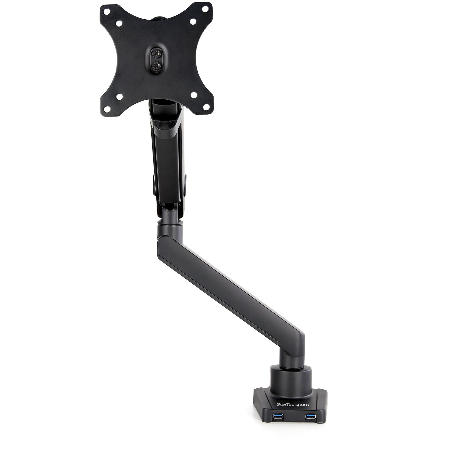 StarTech.com Desk Mount Monitor Arm with 2x USB 3.0 ports, Slim Full Motion Single