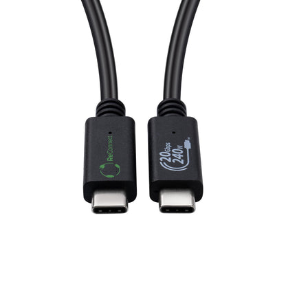 Microconnect ECO-USB3.2CC1 USB cable USB 3.2 Gen 2x2 1 m USB C Black
