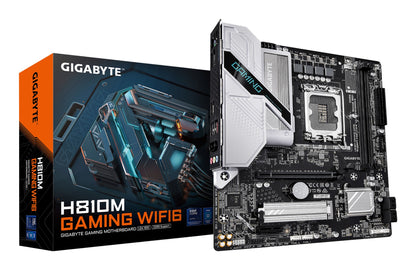 Gigabyte H810M GAMING WIFI6 Motherboard - Intel Core Ultra (Series 2) CPUs, 4+1+2