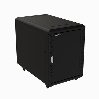 StarTech.com 15U Enterprise-Grade Flat Pack Server Rack Cabinet, 19in Enclosed