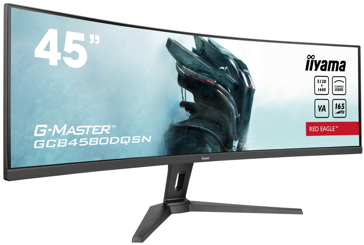 iiyama G-MASTER RED EAGLE CURVED 44.5" DQHD VA 165Hz Curved Monitor