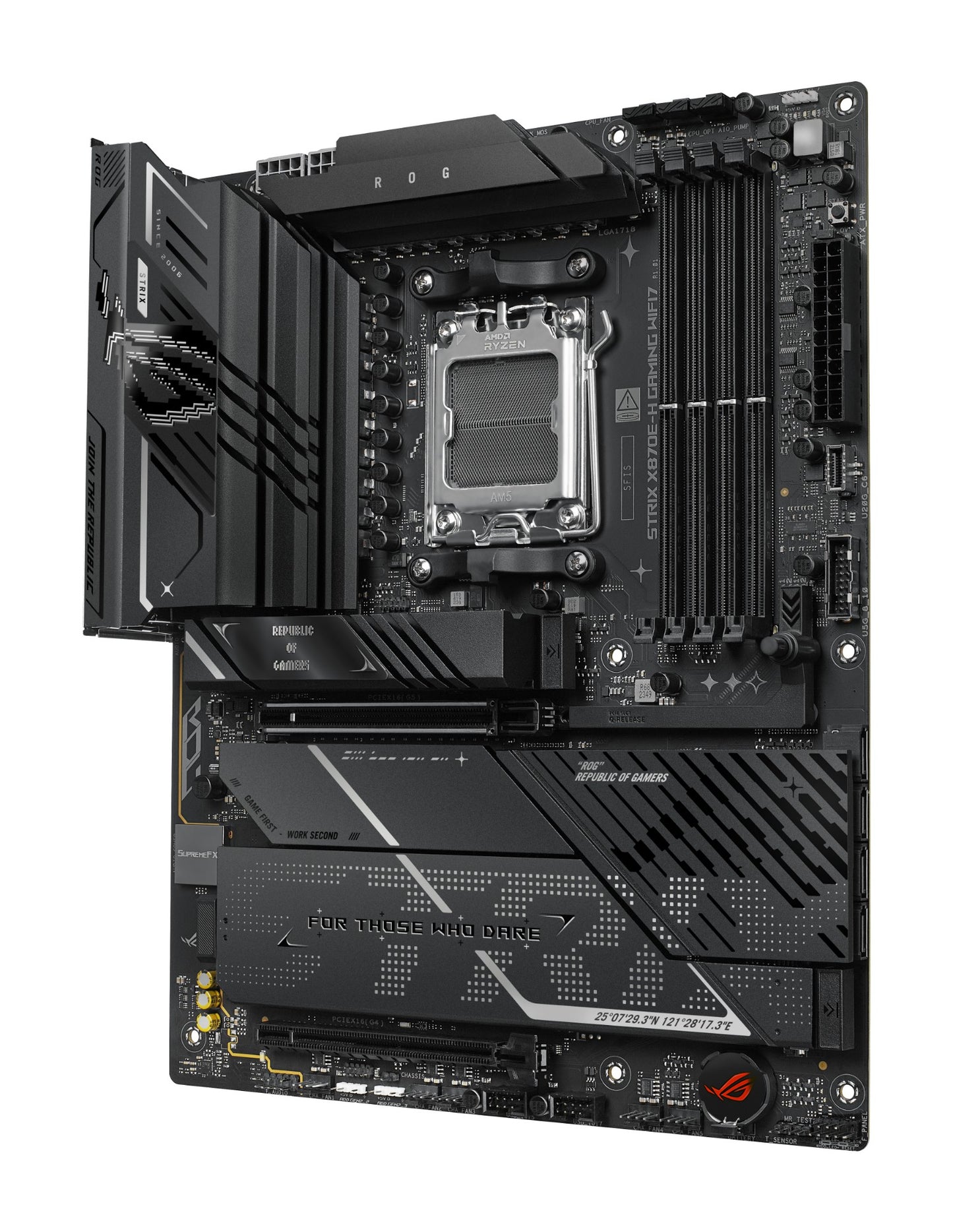 ASUS ROG STRIX X870E-H GAMING WIFI7 AMD X870E Socket AM5 ATX Motherboard