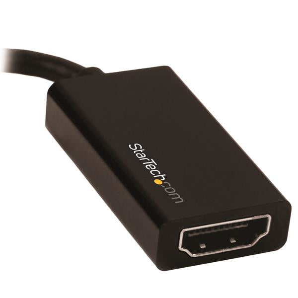 StarTech.com Mini DisplayPort to HDMI Adapter - Active mDP 1.4 to HDMI 2.0 Video Cable
