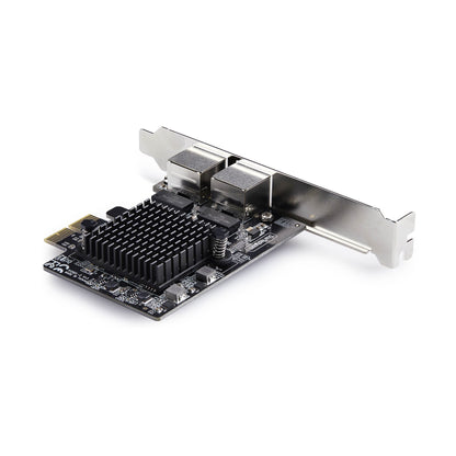 StarTech.com 2-Port 5G Gigabit PCIe Network Adapter Card, 5G/2.5G/1G/100M/10M PCI