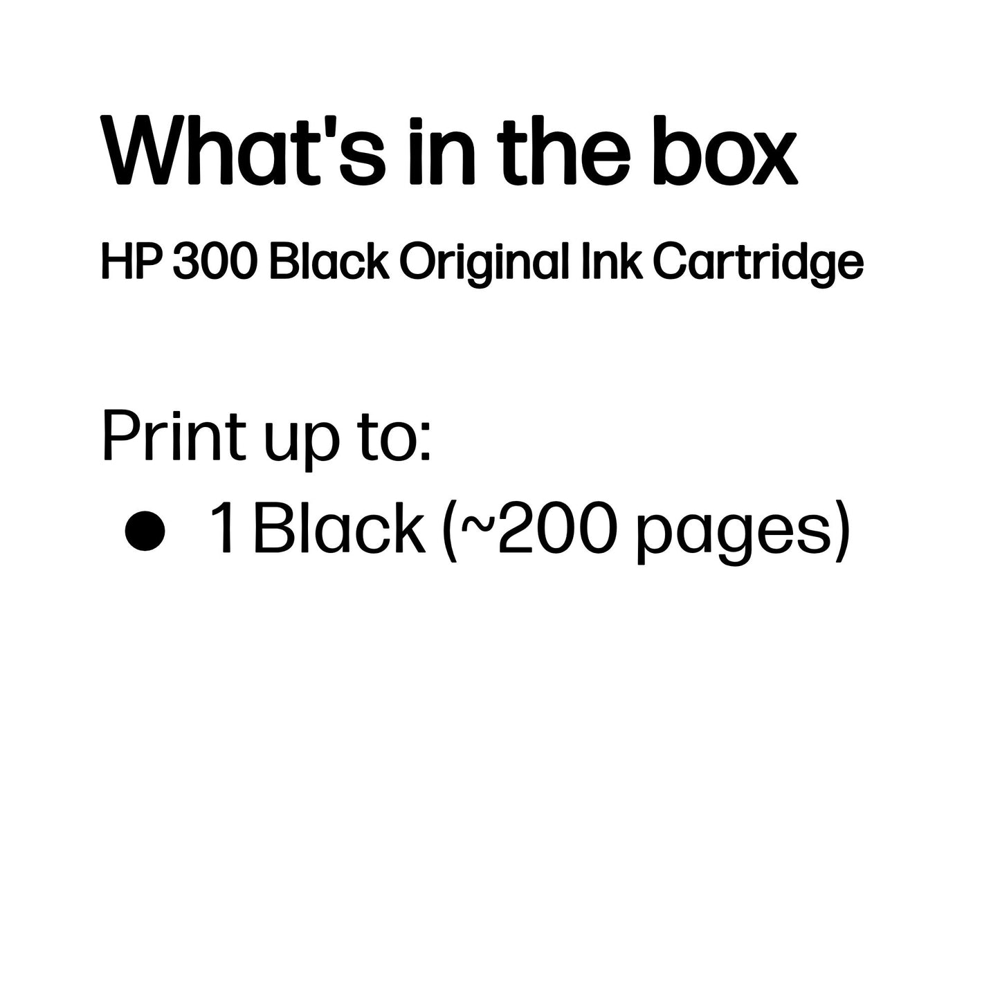 HP CC640EE/300 Black Ink Cartridge (200 pages)