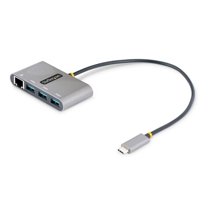 StarTech.com 3-Port Hub Ethernet USB-C Docking Station
