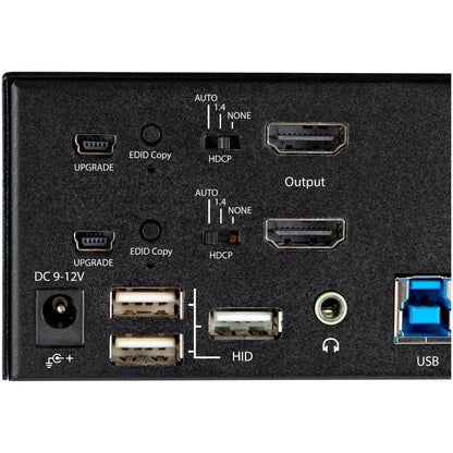 StarTech.com 2 Port Dual Monitor HDMI KVM Switch - 4K 60Hz Ultra HD HDR - Desktop 4K