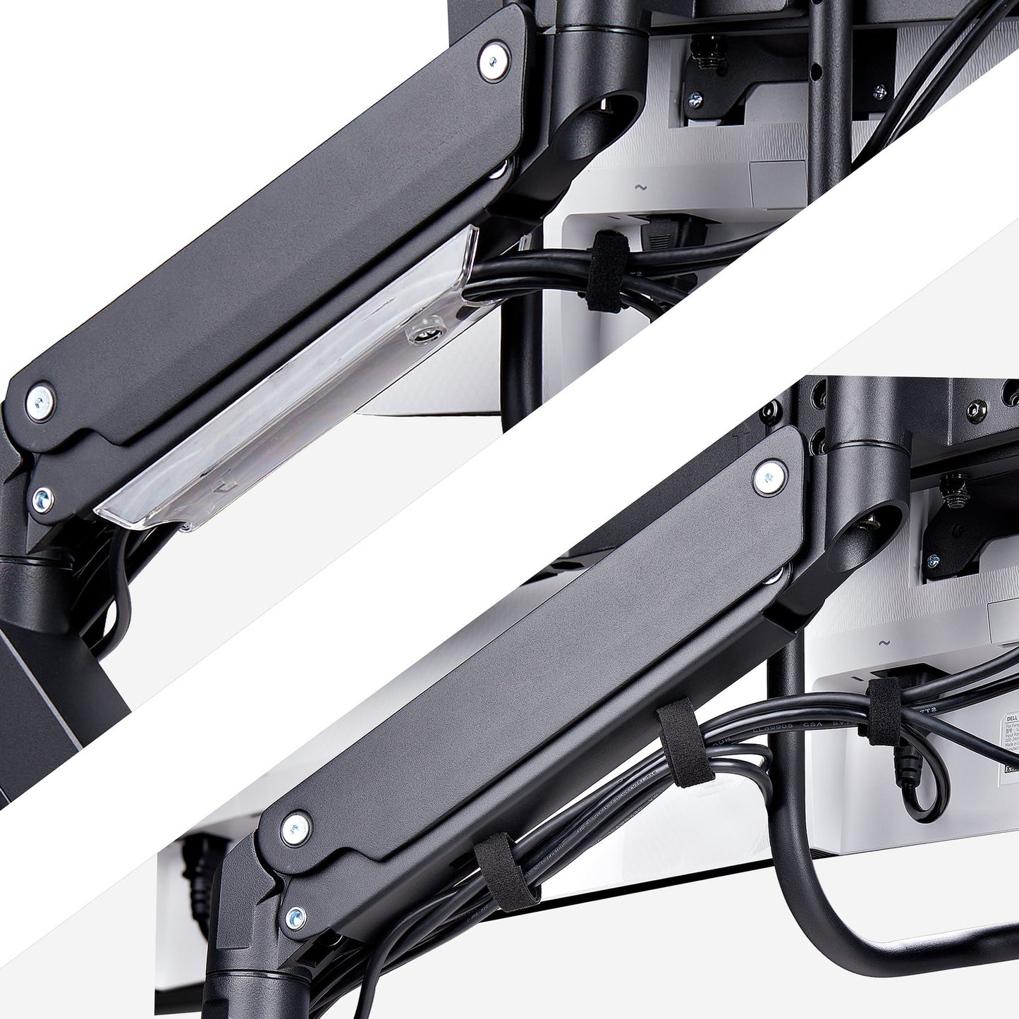 StarTech.com Desk Mount Triple Monitor Arm with Crossbar For Up To Three 27in