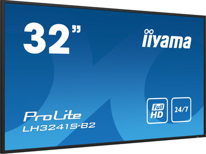 iiyama LH3241S-B2 Signage Display Kiosk design 31.5" Full HD IPS Monitor