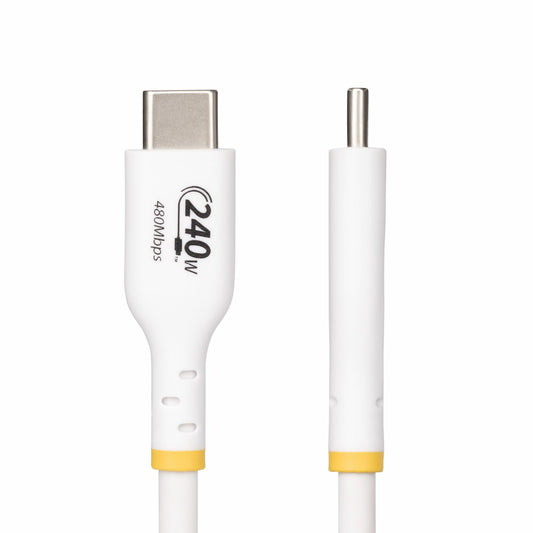 StarTech.com 10ft (3m) USB-C Charging Cable, Charge & Sync, 240W (5A) PD EPR, USB (White)