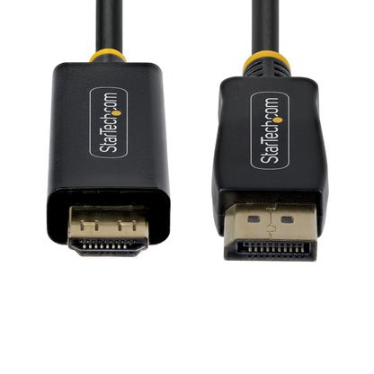 StarTech.com 15ft (4.5m) DisplayPort to HDMI Adapter Cable with Gripping Connectors