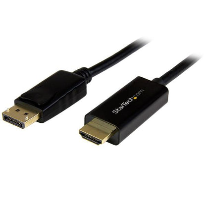 StarTech.com 3.3ft (1m) DisplayPort to HDMI Cable - 4K 30Hz - DisplayPort to HDMI