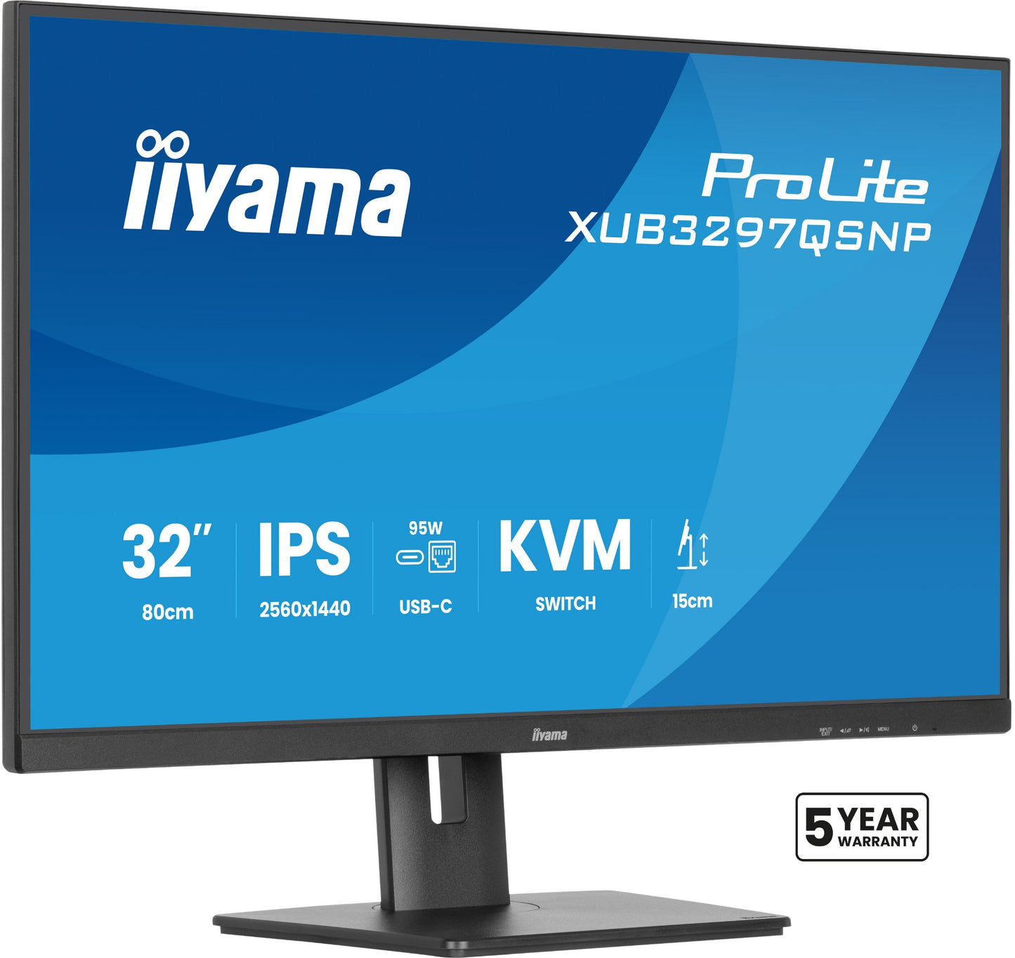iiyama ProLite XUB3297QSNP-B1 32" QHD IPS 100Hz Monitor