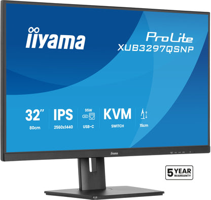 iiyama ProLite XUB3297QSNP-B1 32" QHD IPS 100Hz Monitor